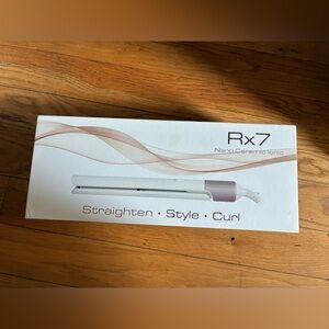 Rx7 Nano Ceramic Ionic Hair Straightener NWT